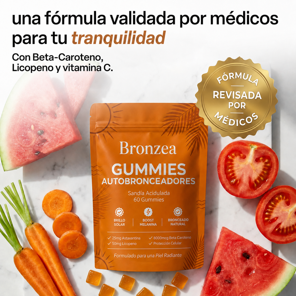 Bronzea Gummies Autobronceadores