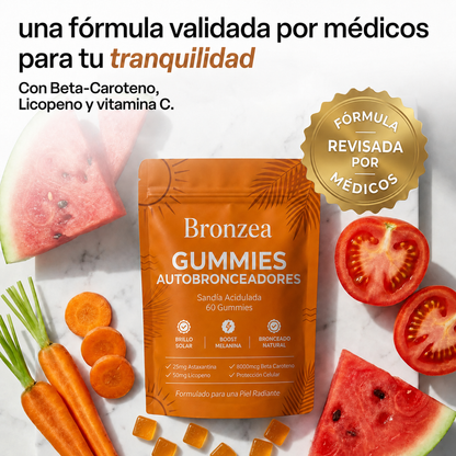 Bronzea Gummies Autobronceadores