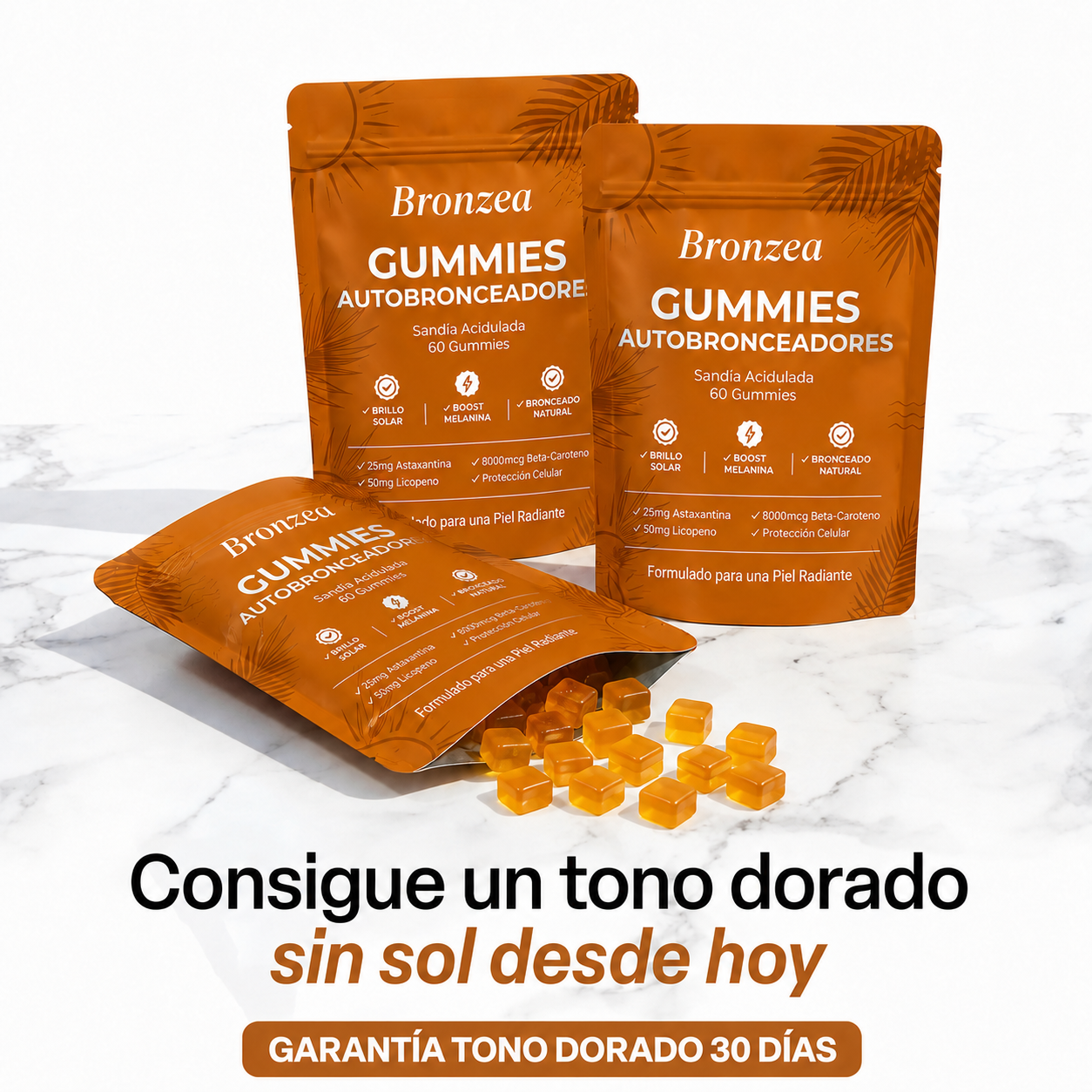 Bronzea Gummies Autobronceadores